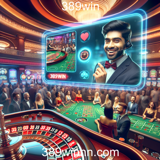 A Experiência Imersiva do Cassino Ao Vivo no 389win